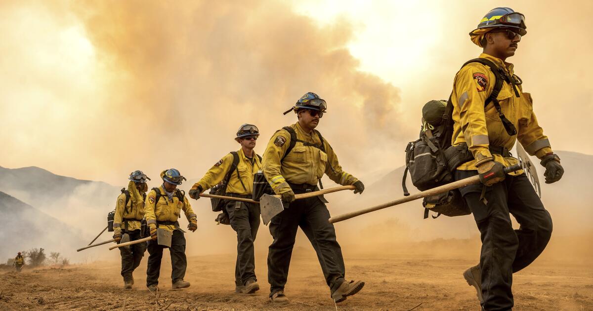 Gifford fire and other California blazes burn as heat wave looms