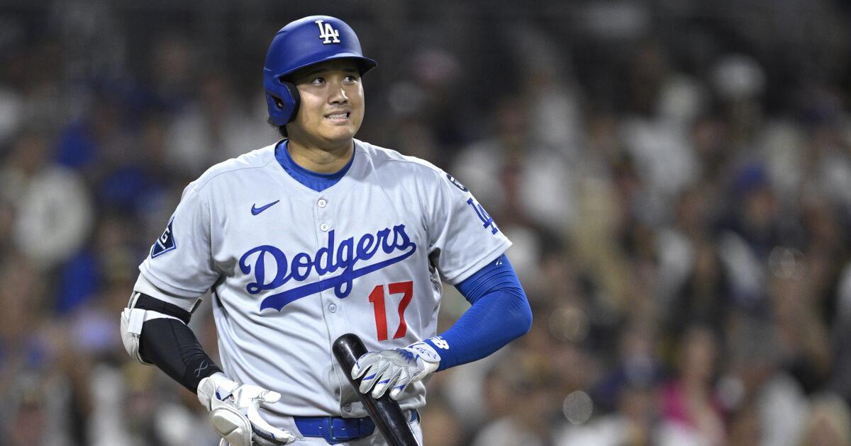 Dodgers lose to Padres, fall back into a first-place tie in NL West