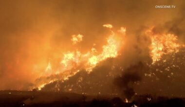 Hawk fire, King fire gain strength in L.A. County, causing evacuations