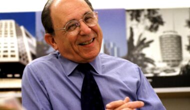 Louis Naidorf, architect behind L.A.’s iconic Capitol Records Building, dies at 96