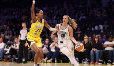 Liberty defeat the Sparks, who lose Cameron Brink just before halftime