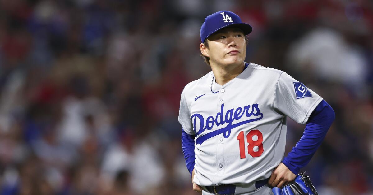 Yoshinobu Yamamoto gets rocked by Angels in Dodgers' loss