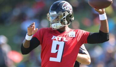 Michael Penix involved in fight at Falcons-Titans joint practice