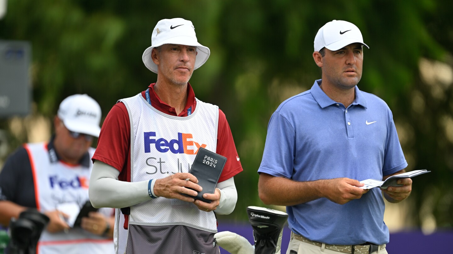 Ted Scott, because of 'family emergency,' not on Scottie Scheffler's bag during final round of FedEx St. Jude