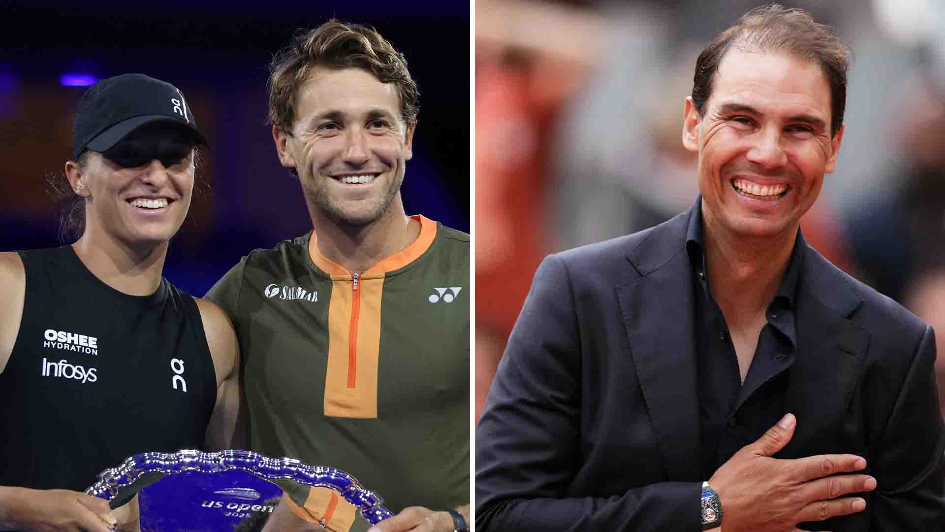 Iga Swiatek and Casper Ruud have been both open about their admiration for Rafael Nadal. 