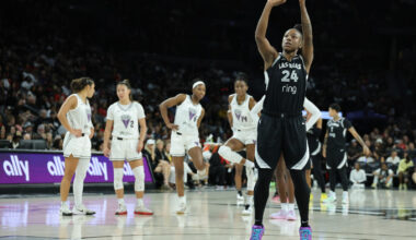 Jewell Loyd his 7 3s and scores 27 as Aces bounce back from rout with 101-77 win over Valkyries