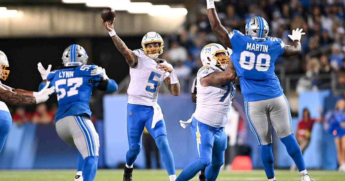 2025 NFL Hall of Fame Game score and live updates: Chargers dominate Lions in preseason opener