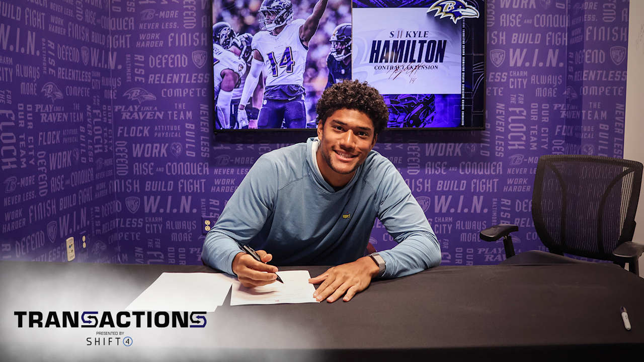 Ravens Sign Kyle Hamilton to Record-Setting Four-Year Extension