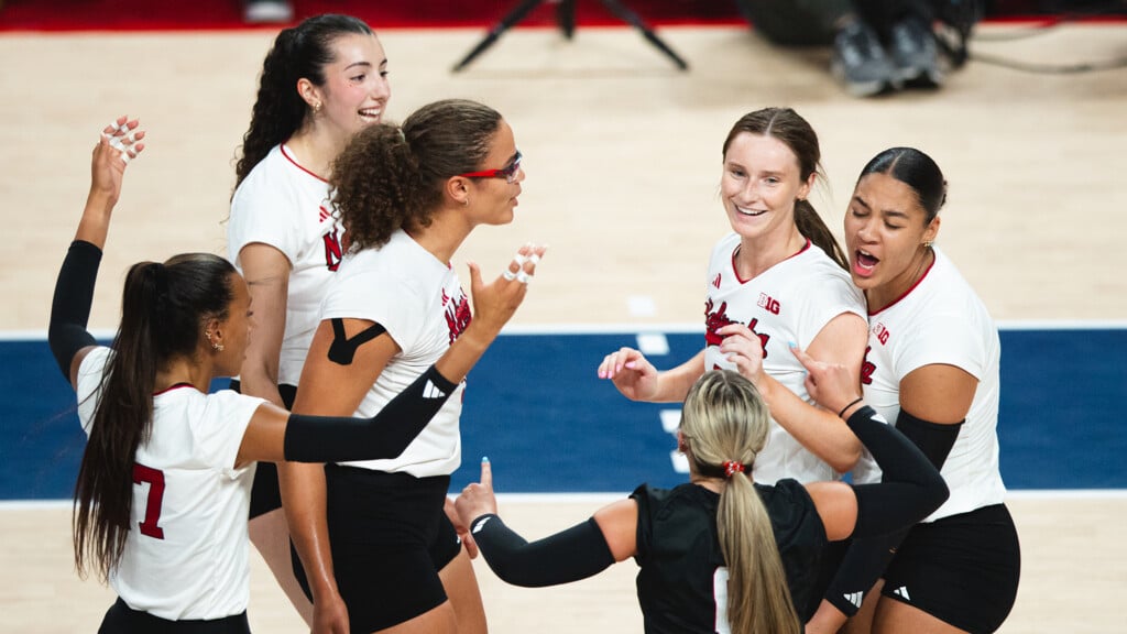 Nebraska volleyball vs Pitt