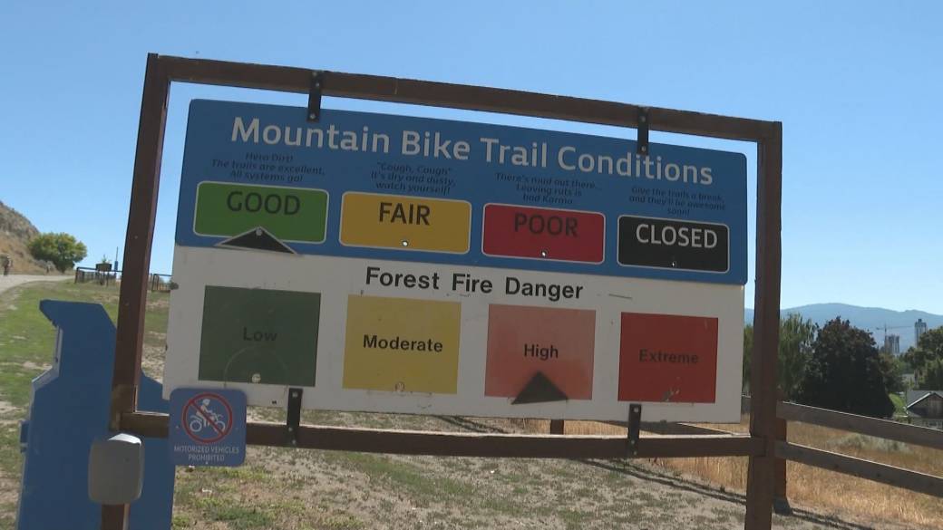 Click to play video: 'Wildfire risk heats up in Kelowna'