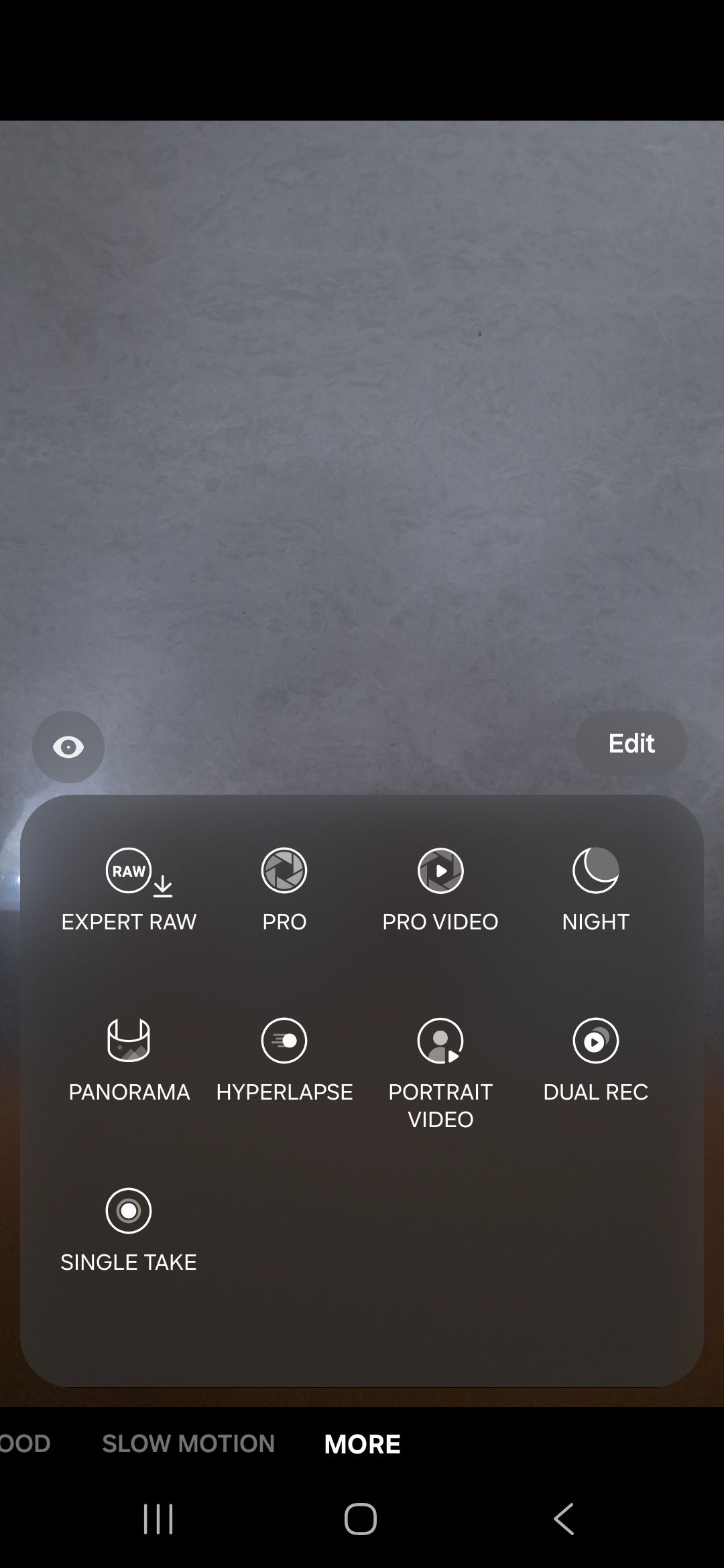 Samsung camera settings
