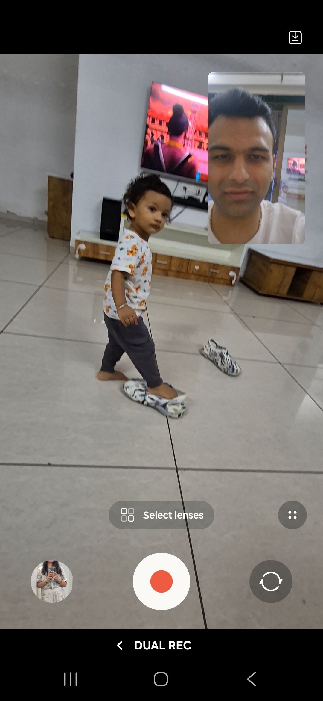 Dual rec in action on Samsung phones