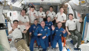 SpaceX delivers four astronauts to International Space Station 15 hours after launch
