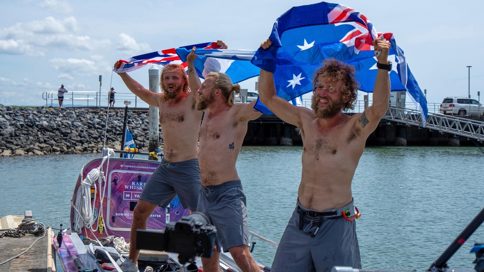3 Scottish brothers set world record for fastest Pacific row