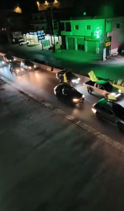 Hezbollah support convoy in Brital in the Beqa'a Valley (al-Nahar, August 7, 2025). 