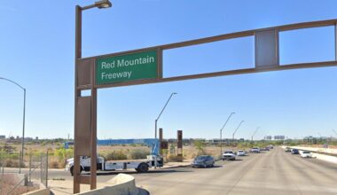 A 21-year-old woman was killed in a wrong-way collision on the Loop 202 Red Mountain Freeway on Aug...