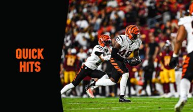 QUICK HITS | Back Of The Roster Rewards For Bengals Hopefuls