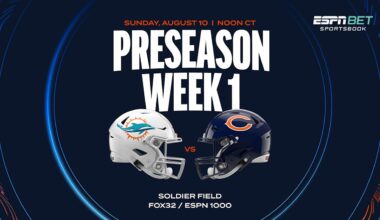 Chicago Bears vs. Miami Dolphins 2025 Preseason Week 1