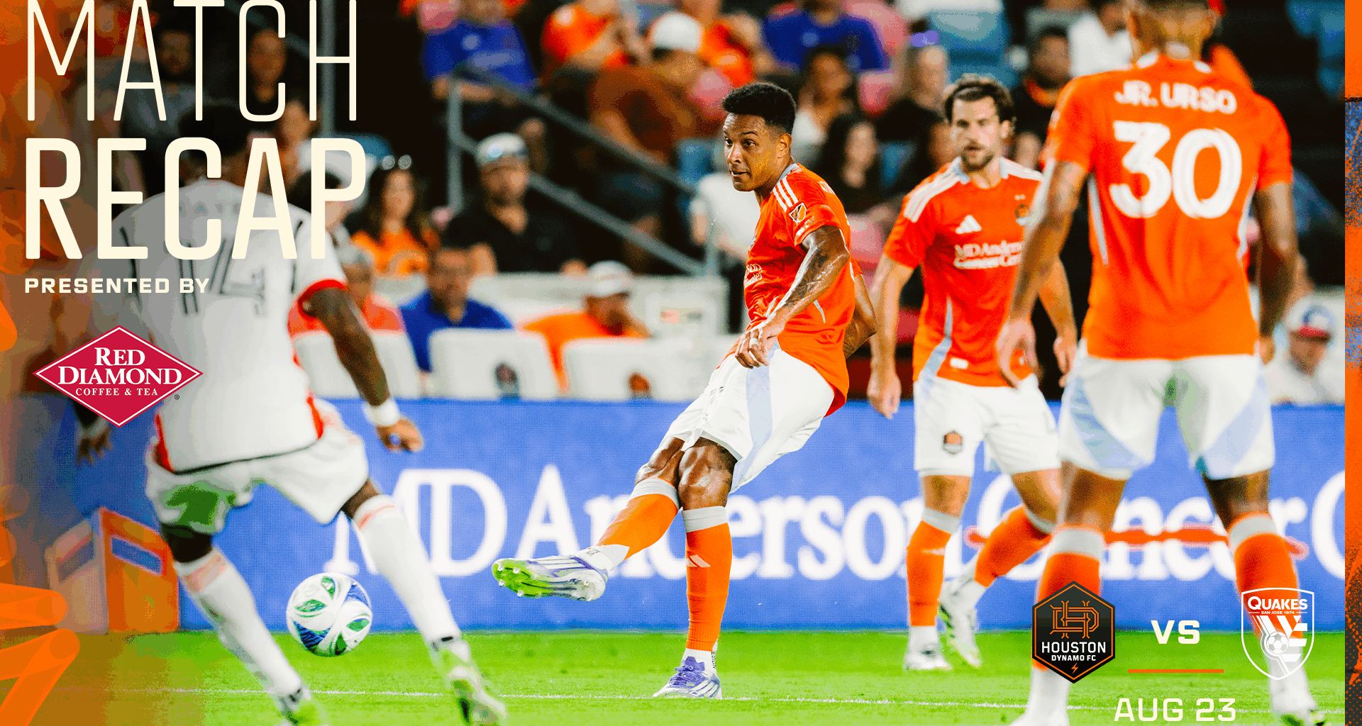 Houston Dynamo FC fall to San Jose Earthquakes, 1-2