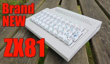 The ZX81 Plus 38 retro computer with a sleek 3D-printed case