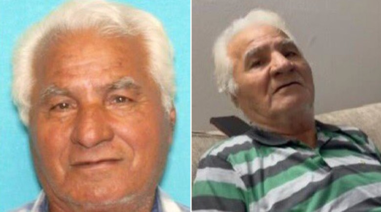 Two portraits of an elderly gentleman who went missing.