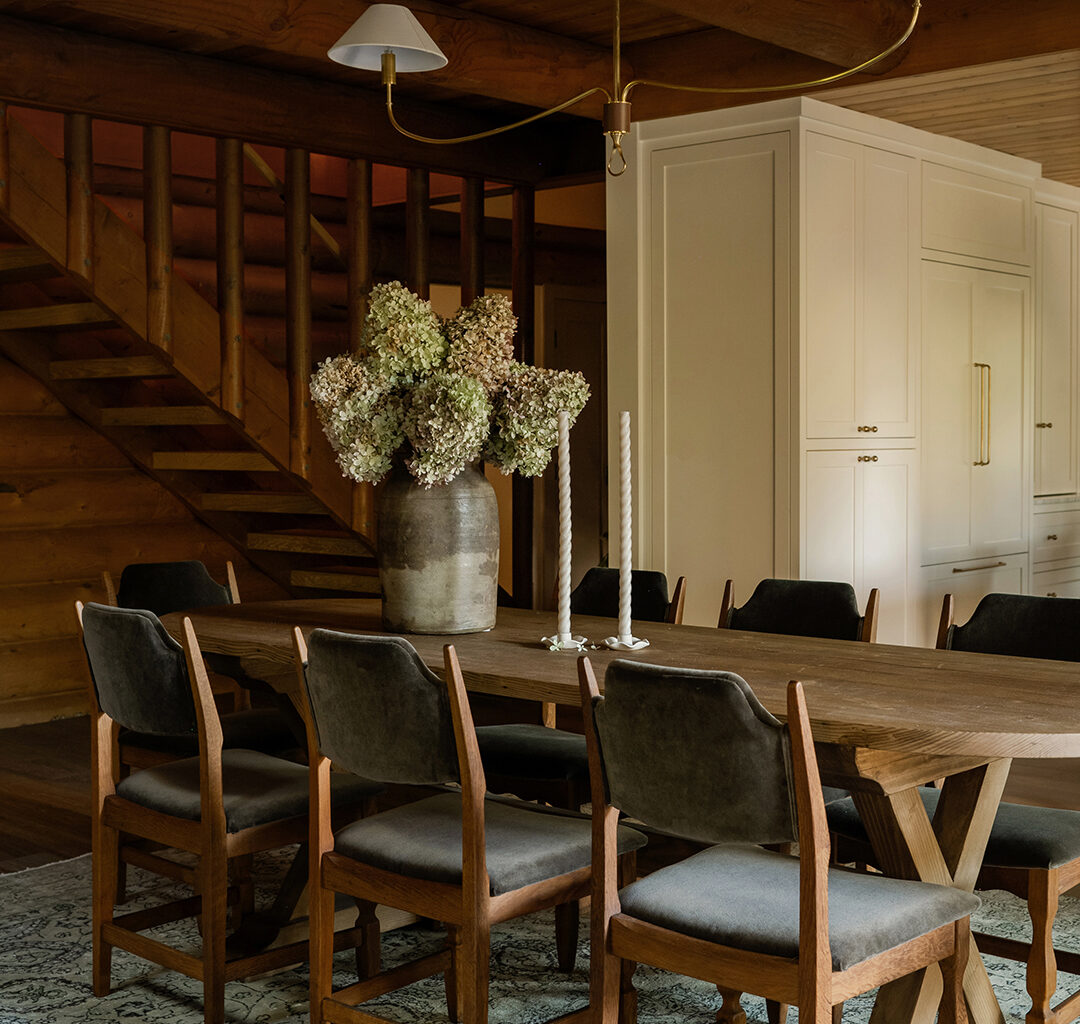 This Log Cabin Was Full of Design Crimes—Now It’s All About the Rustic-Luxe Details