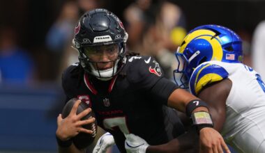 C.J. Stroud Speaks On Houston Texans' O-Line Troubles vs. LA Rams