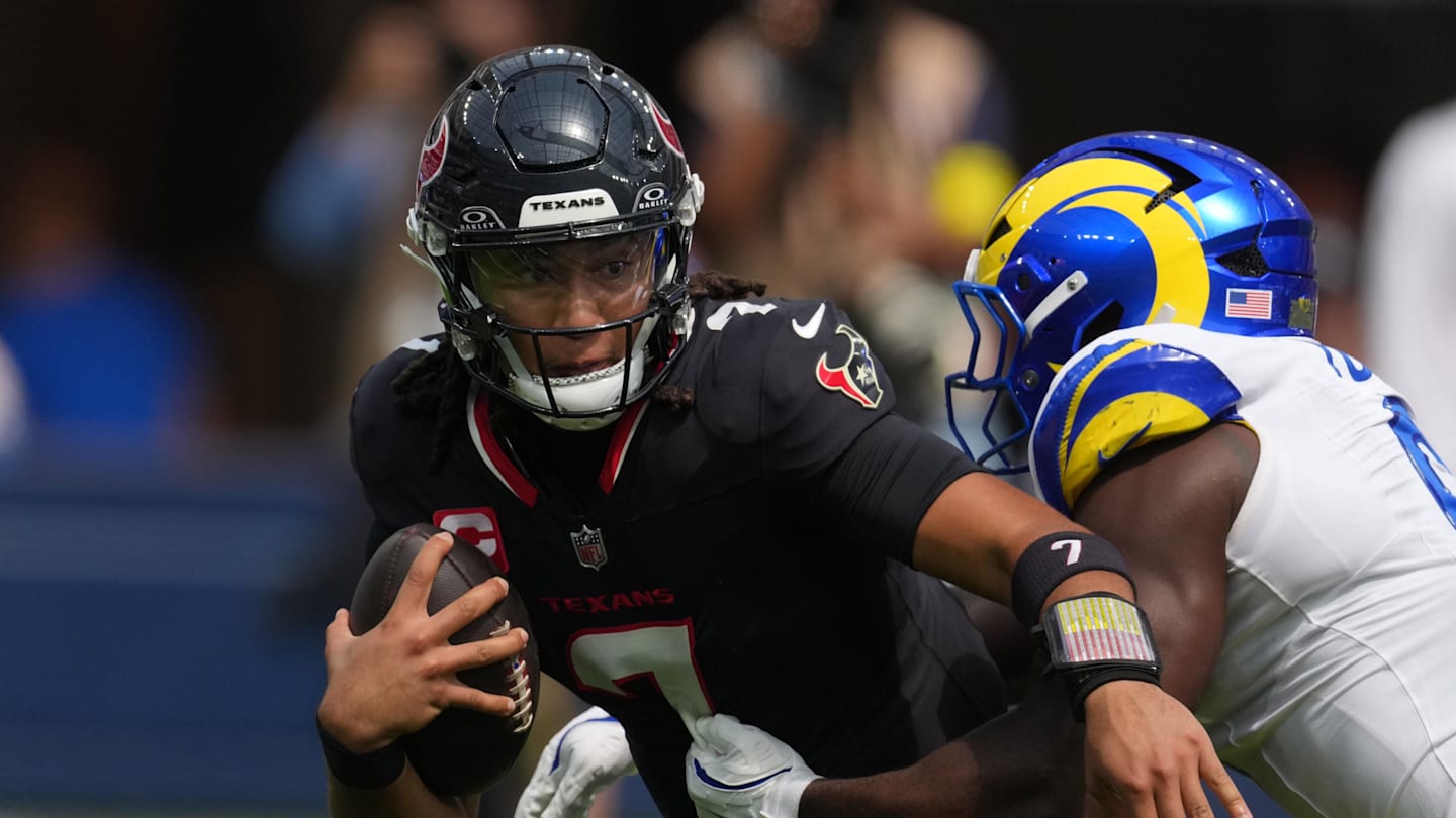 C.J. Stroud Speaks On Houston Texans' O-Line Troubles vs. LA Rams
