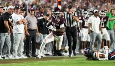 This Texas A&M Wide Receiver Could Be A Problem For Notre Dame