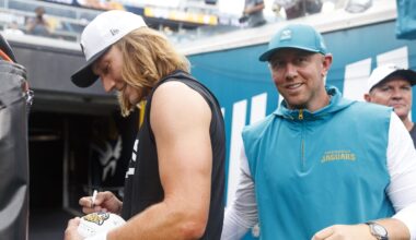 Liam Coen Explains Intense Trevor Lawrence Interaction During Jaguars Loss