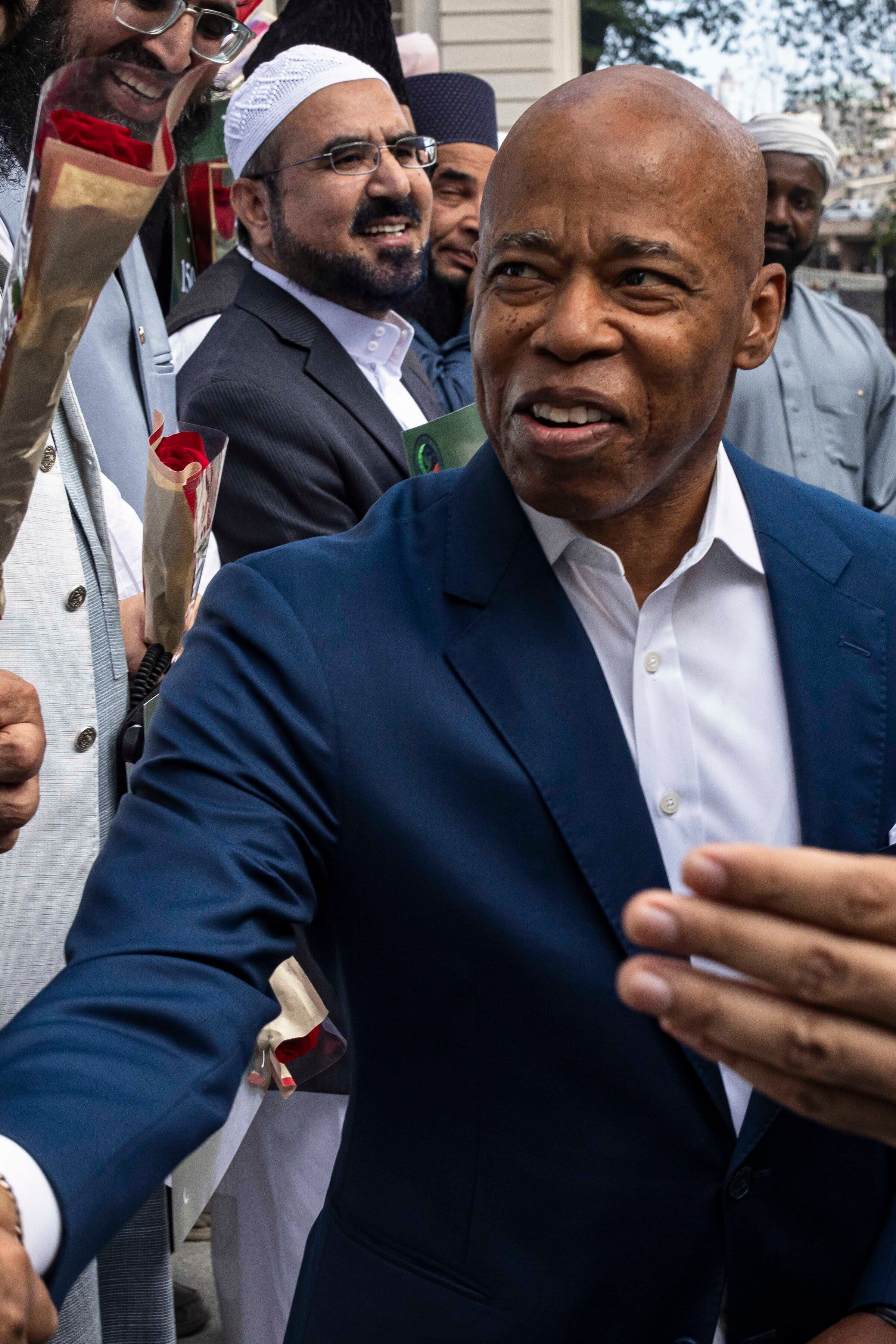 Adams Vows to Stay in N.Y.C. Mayoral Race