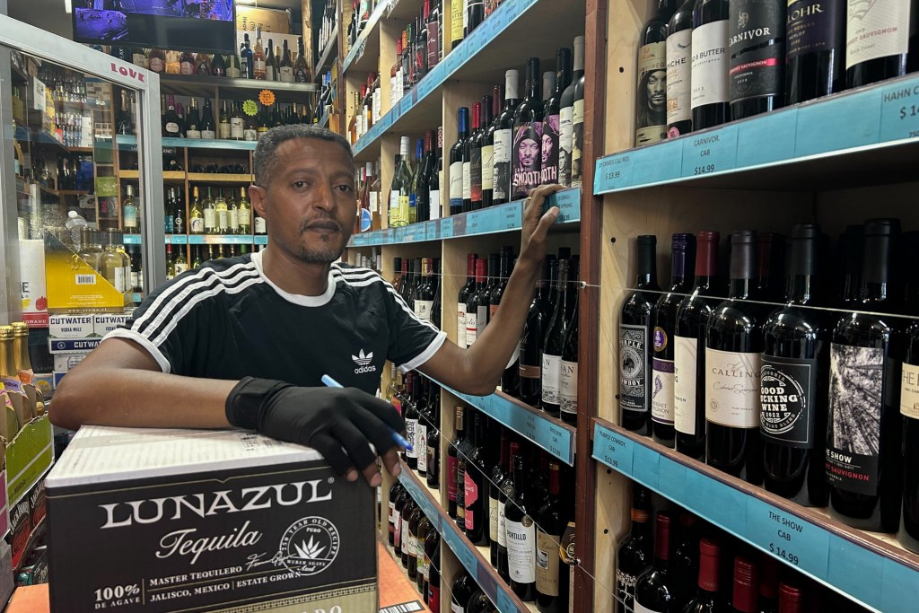 Melover Wine & Spirit owner Tewelde Debessay talks about his liquor store being in an East 125th Street building the MTA needs for the Second Avenue Subway phase two construction,