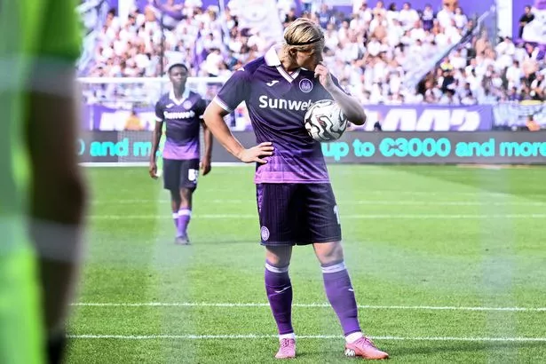 Anderlecht's Danish forward Kasper Dolberg 