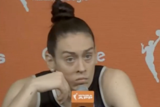 Breanna Stewart was dumbfounded after a reporter asked her a question regarding Sandy Brondello's job security