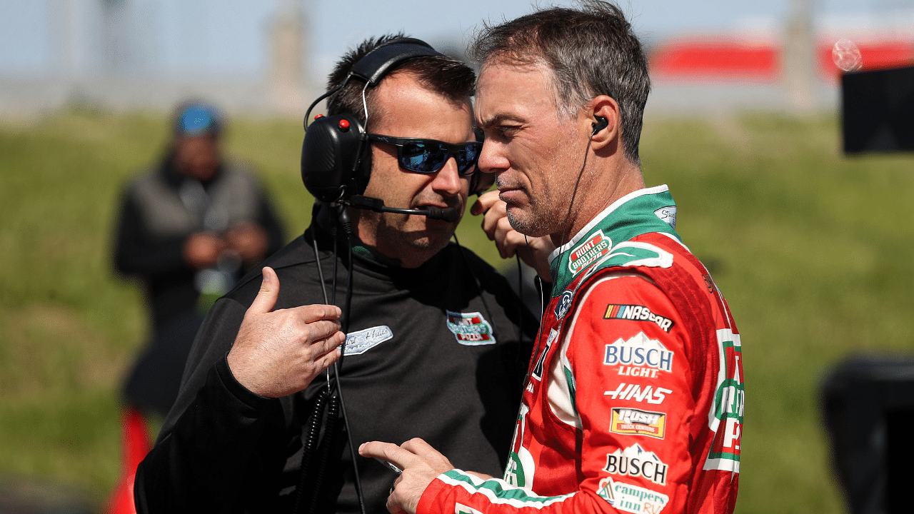 Feb 9, 2019; Daytona Beach, FL, USA; NASCAR Cup Series crew chief Rodney Childers during practice for the Daytona 500 at Daytona International Speedway