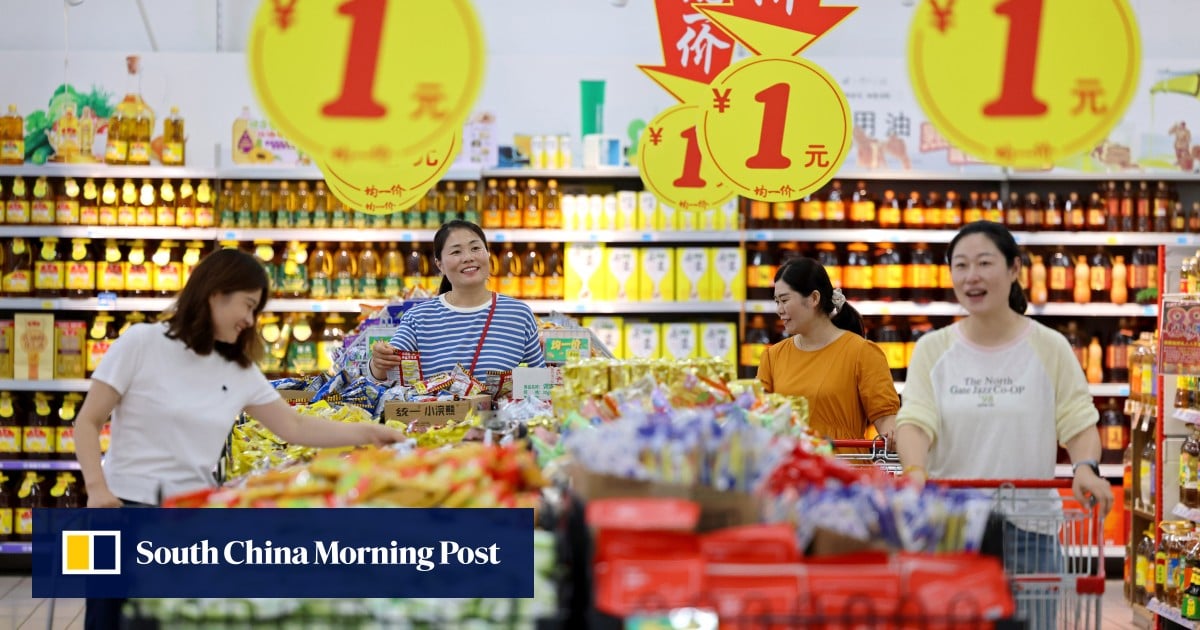 Chinese consumer prices slip back into decline amid deflationary pressures
