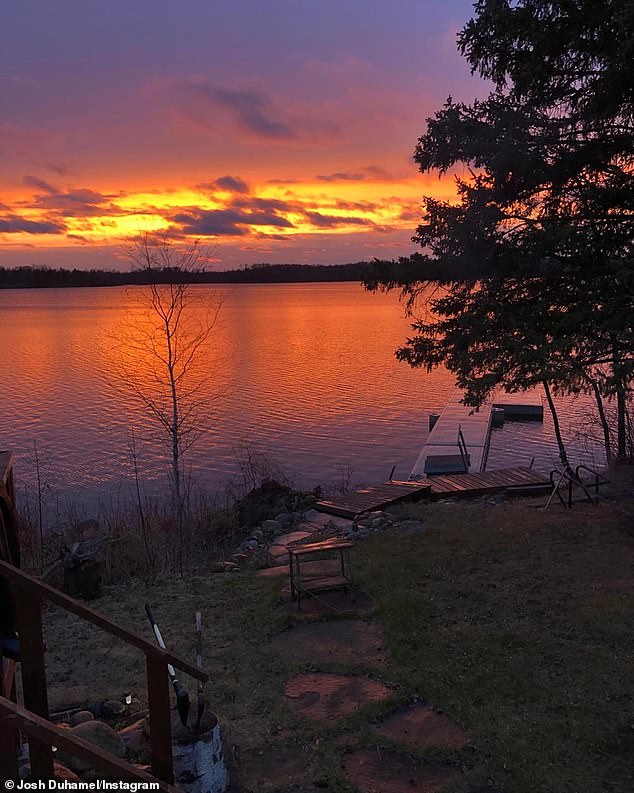 The Off the Grid producer-star described his slow process of building and expanding upon his rustic 26-acre property 'a calling' despite the mice problem: '[I needed] to go and really do things with my hands again' (pictured in 2019)