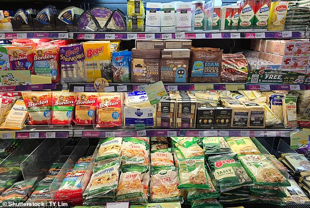 Despite their convenience, the nutritionist suggested ditching pre-shredded cheese because it contains anti-caking agents and preservatives