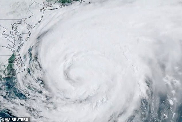 Hurricanes will spin faster and carry more energy if the world's spin greatly increases, researchers claim. In this picture from space, a swirling hurricane forms