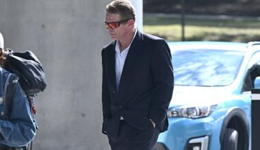 Andrew William Campbell arrives at the Brisbane Supreme Court on Wednesday