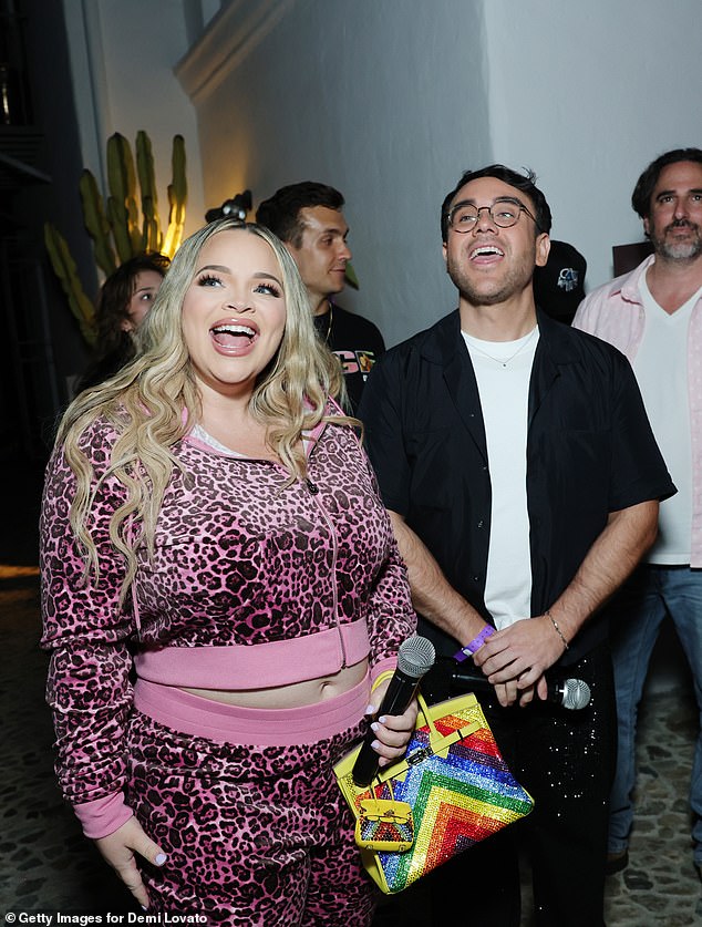 Trisha Paytas and Oscar Gracey were also at the party