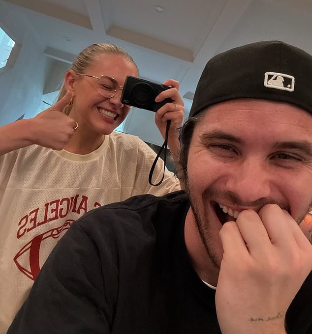 Stokes’ birthday carousel from Friday featured candid snaps of the couple