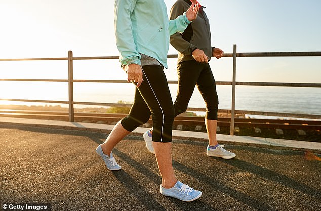 Walking is brilliant for relieving stress, says Claxton.