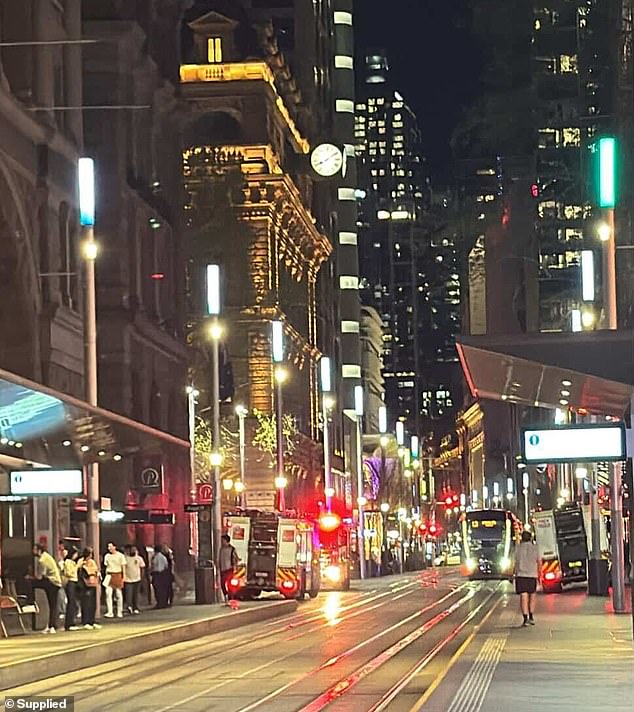 Emergency crews were called the the Ivy Precinct in the centre of Sydney on Sunday night