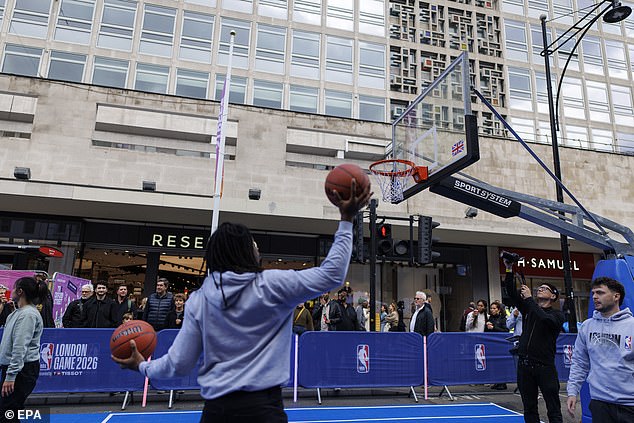 The NBA will play regular season games in London and Manchester in 2026 and 2027