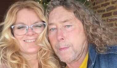 Joyce D'Arcy and her husband, Derek, took a seemingly harmless trip to Virginia Beach where the husband was infected with a flesh-eating bacteria that would take his life