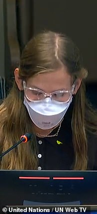 Violet said that 'our present is being stolen right in front of our eyes' in terms of major environmental decisions being made that are essentially irreversible