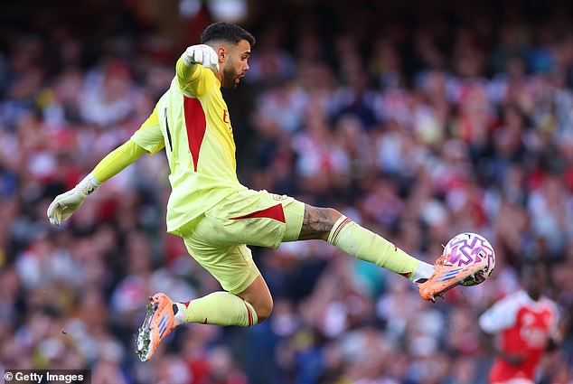 Arteta defended his actions and even labelled goalkeeper David Raya as the 'most attacking stopper' in the division