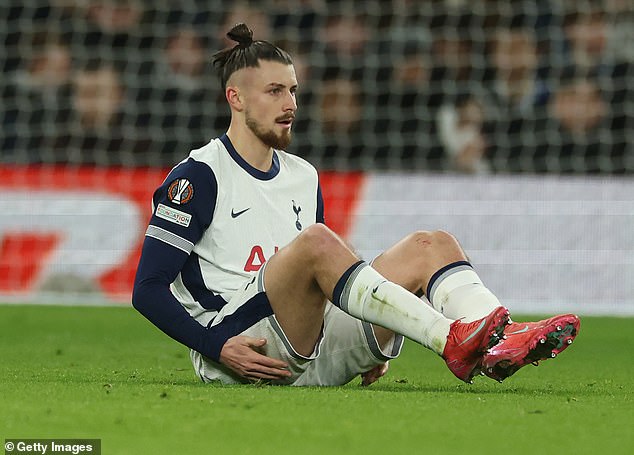Dragusin has been out injured since January and Frank called for caution in his recovery