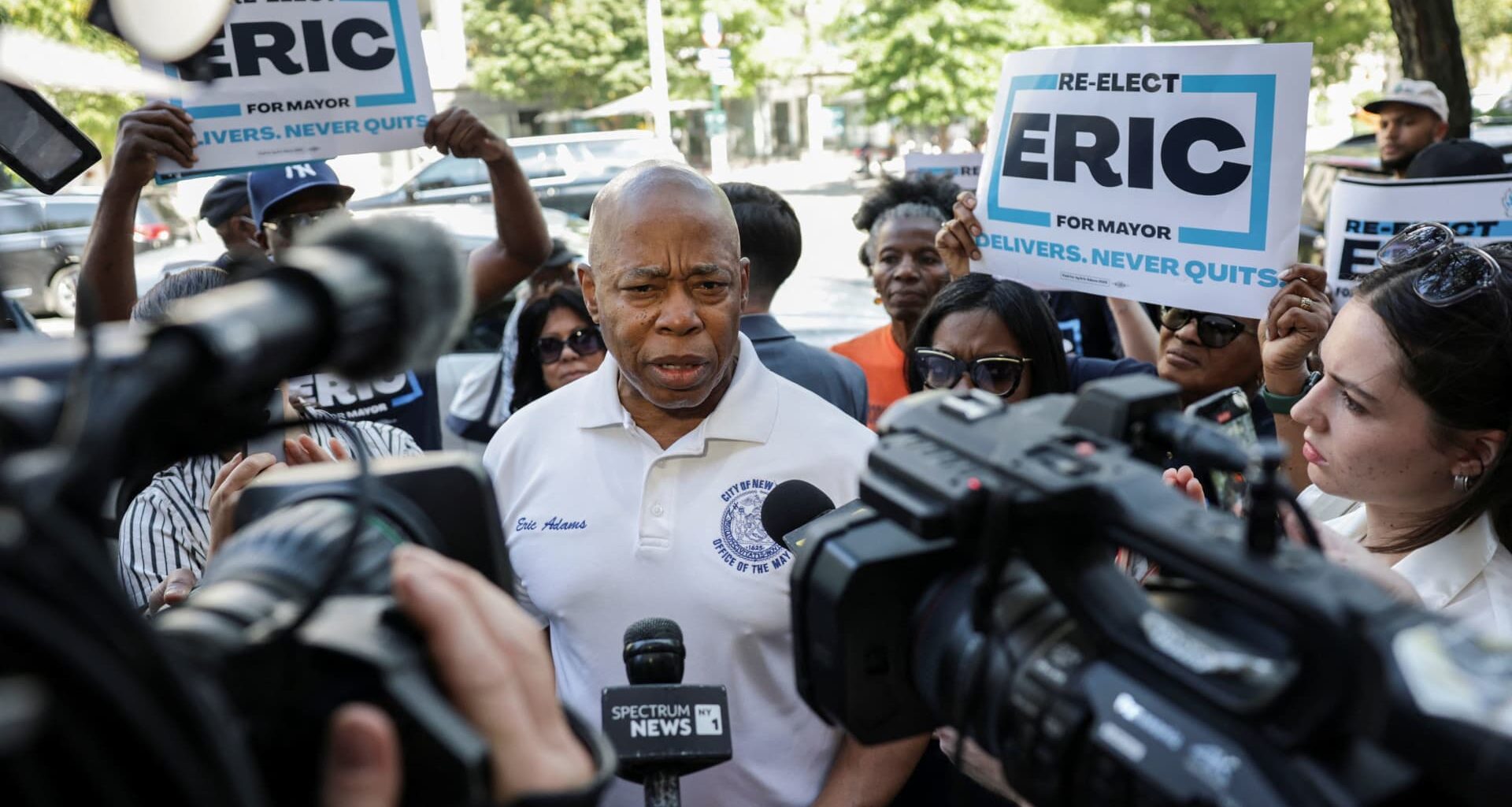 Eric Adams drops out of New York City mayoral race